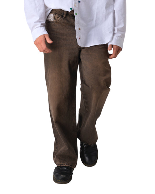 Patchwork Denim Rust