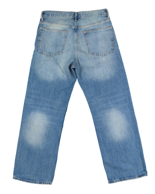 Patchwork Denim Brushed Blue